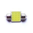 2pcs White 31mm COB8 LED Bulbs For Festoon Car Interior Dome Map Lights 12V