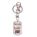 Engraved Liefste Juf Keychain 2019 Pendant Keyring Jewelry for Teacher 3C