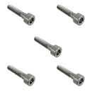 5pcs M6*30 Titanium Alloy GR5 TC4 Allen Head Screws Machine/ Hand Tools