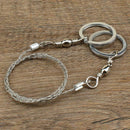 Field Survival Stainless Wire Saw Outdoor Emergency Hand Chain Saw Cutter