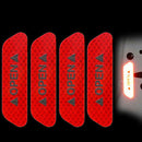 2 Set Car Door Anti-Collision Warning Reflective Stickers Open Stickers Lon P7A9