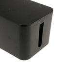 16" Cable Management Box Extension Lead Charger Hide Organiser Tidy Black