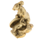 Chinese Fengshui Decor Money Lucky Wealth Brass Zodiac Animal Rat Statue
