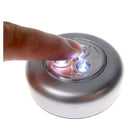 8 x self-stick N click 3 LED light battery operated push on/off touch light