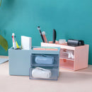 Nordic Style Multifunctional Plastic Pen Holder Desk Organizer Cosmetic Sto