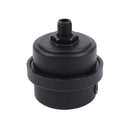 1/4" Thread Plastic Air Compressor Intake Filter Noise Muffler Silencer  M&