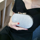 Wedding Bridal Beaded Women Evening Bag Chain Shoulder Handbags Elegant Rhi