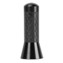 3.5cm Car Roof Antenna Carbon Fiber Screw Metal Stubby Mast Antenna (Black) A