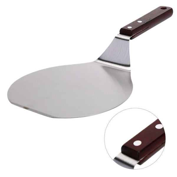 Stainless Steel Pizza Peel Shovel Spatula Cake Lifter Paddle Baking Tray ES