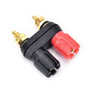 2pc banana plug binding post terminal connector socket dual female banana plu-3C