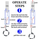 Terminal Disassembly Tool Auto Car Wire Connector End Pin Drawer Automatic