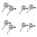 8Pieces 1Inch Anti-Wrap Flag Pole Rotating Mounting Rings Grommet Clip