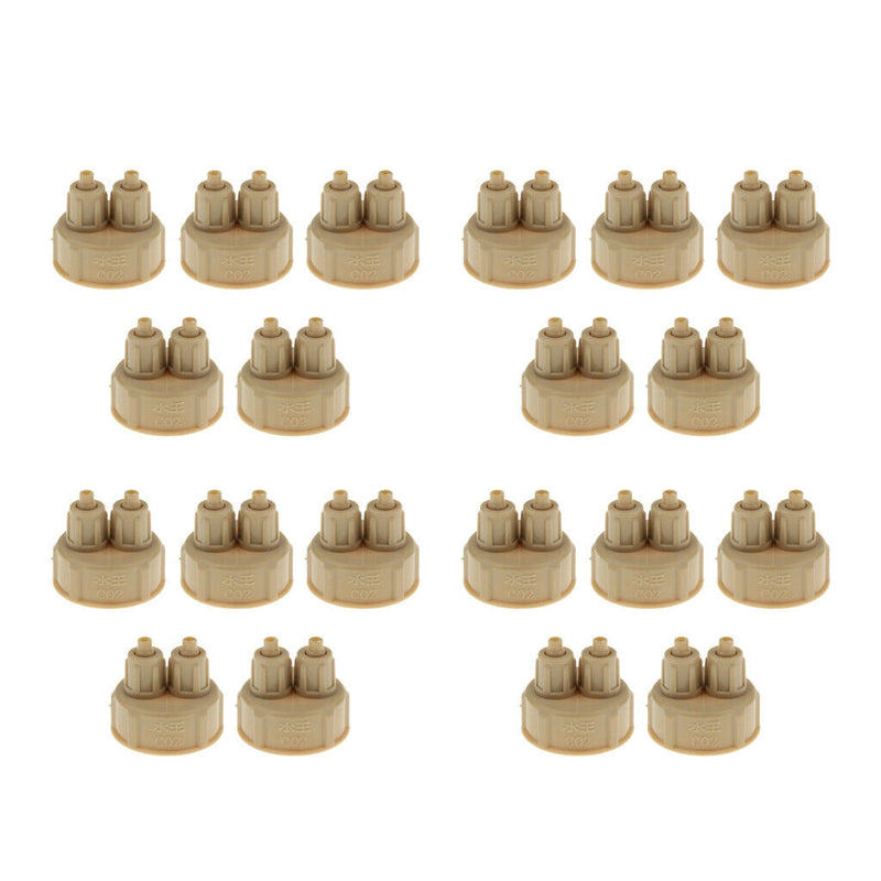 20 Pcs Fish Tank Aquarium CO2 Generator Reactor Bottle Cap For Water Plant