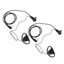 Intercom Earpiece 2-Pins Connector for KENWOOD Baofeng Two-Way Radio-2 Piece