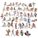 50Pcs Sexy Retro Poster Girls Stickers Suitcase Laptop Guitar Car Stick 3C