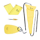Alto Tenor Soprano Saxophone Care Kit, Cleaning Cloth Swabs Mouthpiece Brush for