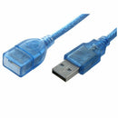 Blue plastic housing USB 2.0 male to female AF/AM Cable extension 50 cm