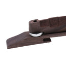 Durable Wooden Carved Guitar Bridge for Archtop Jazz Guitar Accessory