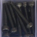 Screw & Nut Assortment Kit Flat Head Set M3 M4 M5 (280pcs) Socket Cap Hex Bolt