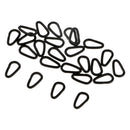 25pcs Tear Drop Rig Rings / Carp Rig Loops / Carp Fishing Link Loop Rings