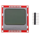 1Pc New 5110 LCD Module Red Backlight Adapter PCB For Nokia 5110  ty