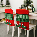 Christmas Fairy Legs Chair Covers Stool Cover Festival New Year Decor (A)