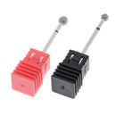 2x Ball Cuticle Bits 3/32'' Shank Carbide Nail Drill Bit For Manicure Drill