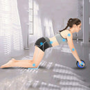 Dual ABS Abdominal Wheel AB Roller Exercise Fitness Equipment Workout GYM