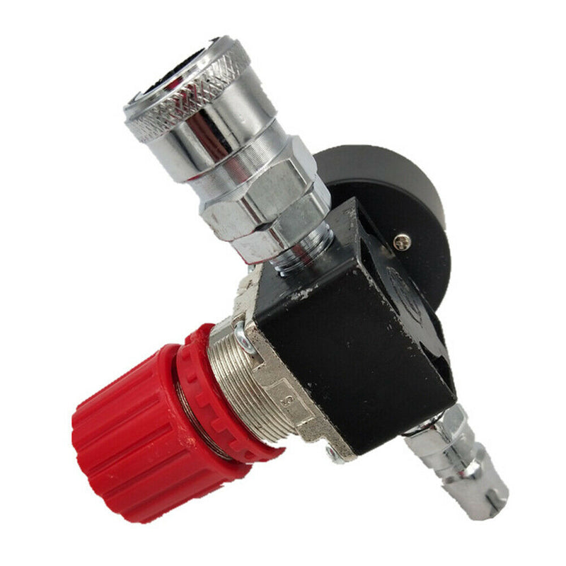 180Psi Control Valves Pressure Regulator with 1/4inch Gauges for Air Compressor
