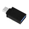 Aluminum Alloy USB3.1 Type-C to USB3.0 OTG Converter Adapter (Black) SN9F