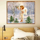 5D DIY Diamond Painting Little Angel Cross Stitch Embroidery Rhinestones