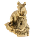 Chinese Fengshui Decor Money Lucky Wealth Brass Zodiac Animal Rat Statue