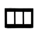 3 Gang Marine Boat Rocker Switch Clip Panel Patrol Holder Housing Black