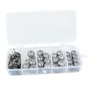 Fishing Weights Sinkers Kit 4 Sizes Cannonball Quick Insert With Tackle Box