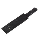 Men's Black Leather Double Buckle Bracelet 45mm X7R7