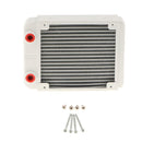 120mm Computer Laptop PC Water Cooling Radiator 120mm Fans G 1/4" 18 Pipes