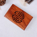 Wooden Name Card Business Card Holder Handmade Box Storage id credit case OZ