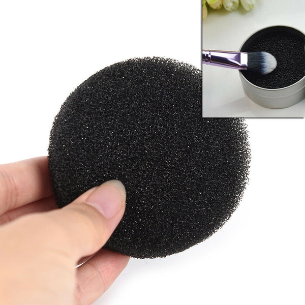 2Pcs Color Makeup Brush Clean Eye Shadow Sponge Cleaner Tool Switch Cosmetic TEC
