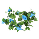 2.5m Artificial Rose Garland Silk Flower Vine Ivy Home Wedding Garden Decor T4B5