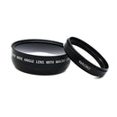 49MM 0.45x Wide Angle Conversion Lens with Macro Close-Up Attachment for Digital