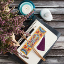 DIY Special Shaped Diamond Painting Creative Leather Tassel Bookmark Crafts
