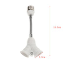 360 Degree Rotation E27 Socket Base Lamp Extender Splitter Dual Adapter