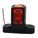 2X Recovery Side Rear Rubber Marker Outline Led Red White Amber Lights Lamp