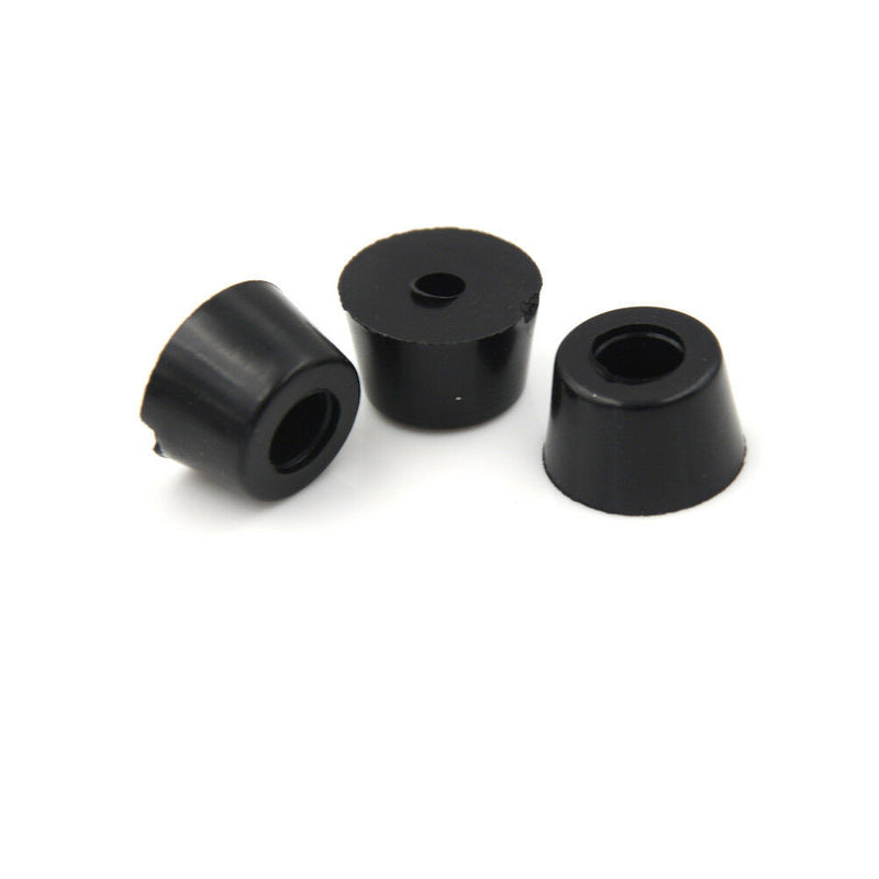 10x 17*10mm Round Cabinet Black Rubber Instrument Case Feet Foot Circular JR