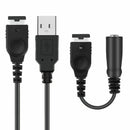 Charger Cable And 3.5MM Headphone Earphone Jack Adapter Cord Cable For Nint
