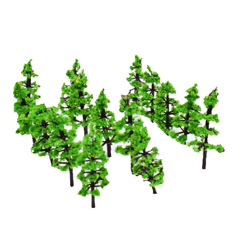 100 Fir Tree Models for Park Train Railway Landscape Layout 1:160 to 1:220 Scale