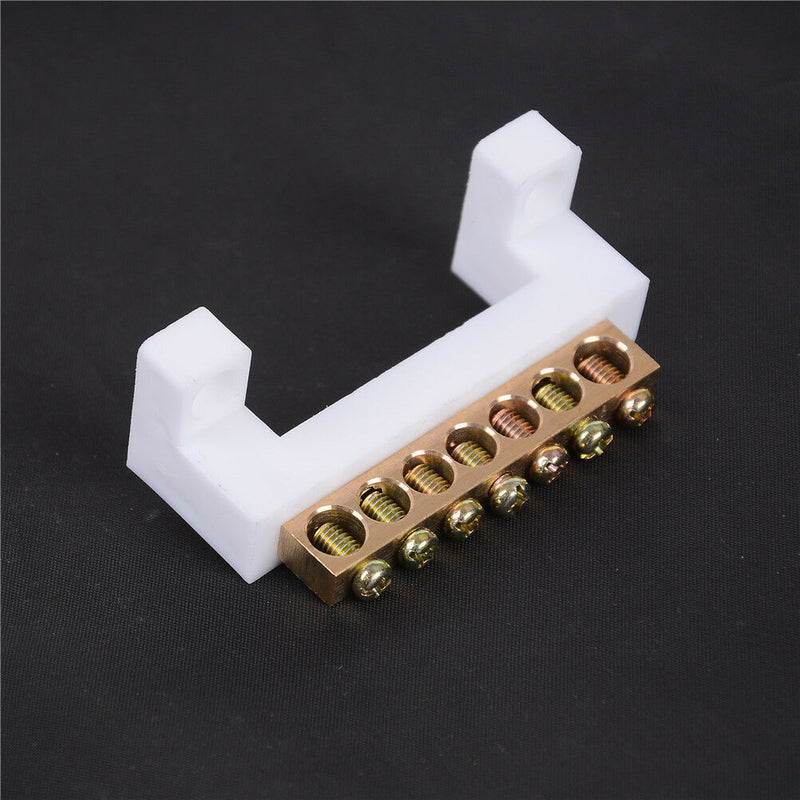 7 Positions Electric Cable Connector Screw Barrier Terminal Strip Bar BX