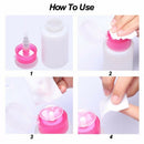 Pink 150ML Empty Pump Dispenser Bottle Nail Art Polish Remover Acrylic