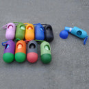 1 X Pet Garbage Clean Waste Poop Bag Carry Dog Bone Shape Dispenser Box  ZTA