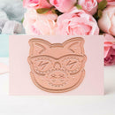 Cartoon Pig Cutting Dies with Clear Stamps for Craft Scrapbooking Embossing Card